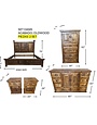Francisco's Oasis King Bedroom Group - Old Wood