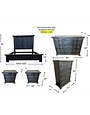 Francisco's Sofia King Bedroom Set - Black