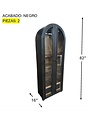 Francisco's Curved Cabinet - Black