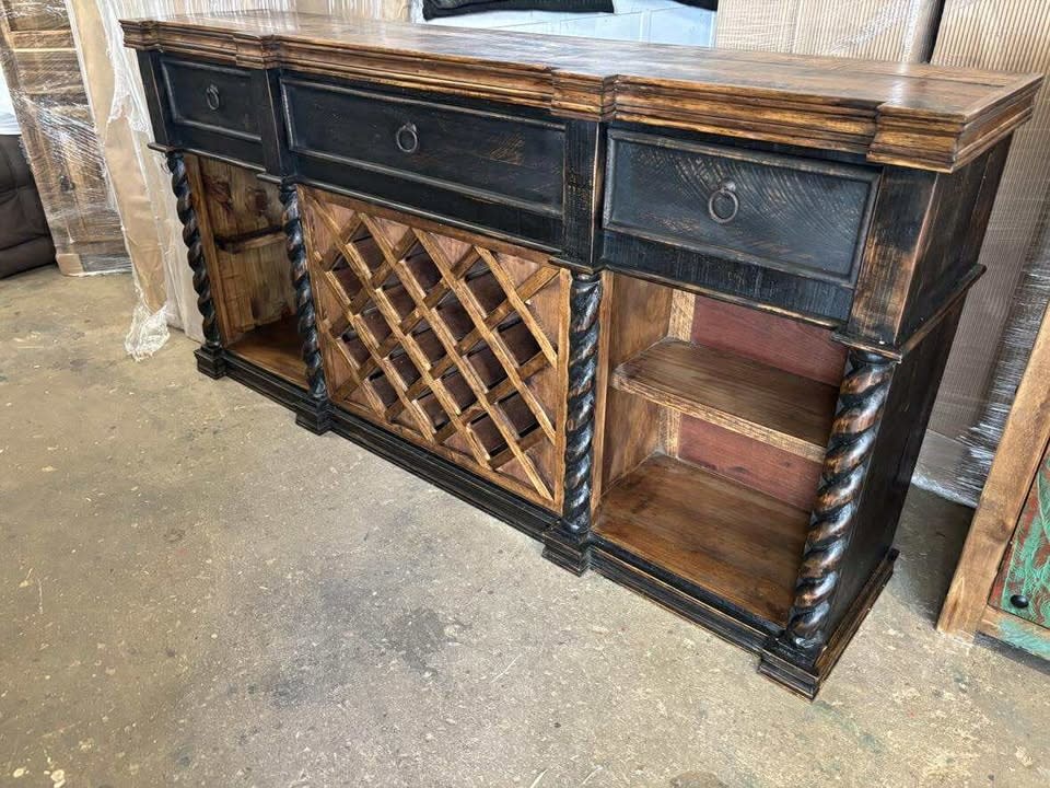 72" Calpan Console - Black