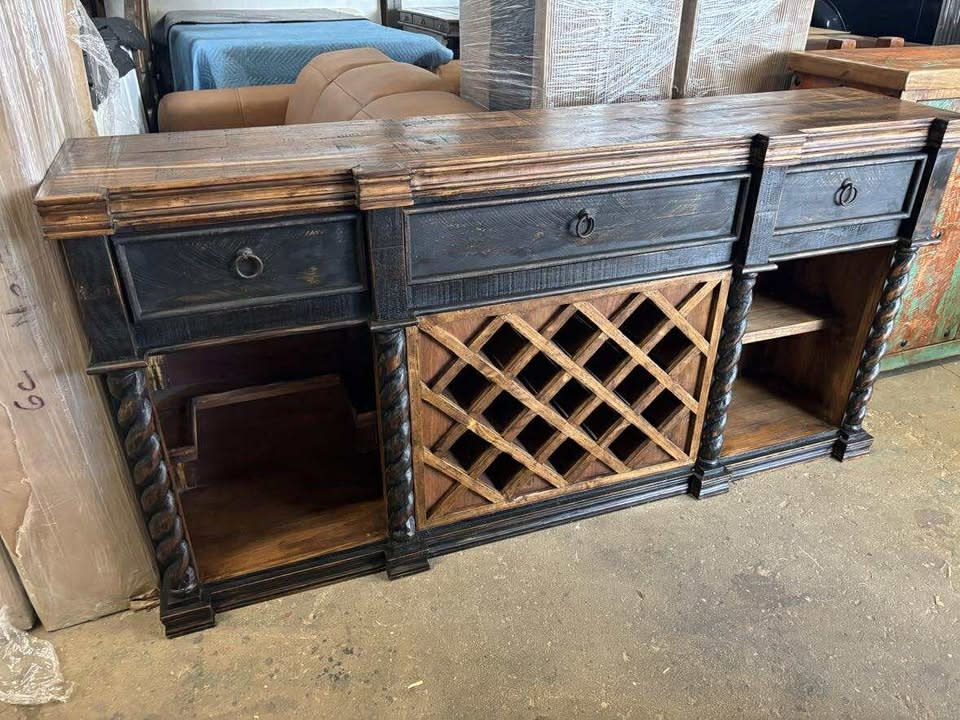 72" Calpan Console - Black