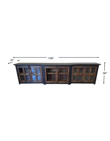 139" Nathalia Console - Black