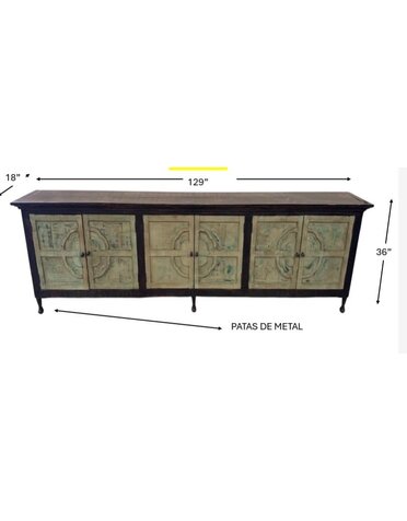 129" Trebol Console - Black