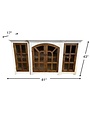 81" Cornelia Console - White/Cascara