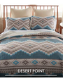 King Quilt Set- Desert Point