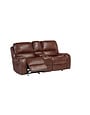 Wheeler Reclining Gliding Loveseat - Avalanche Tobacco