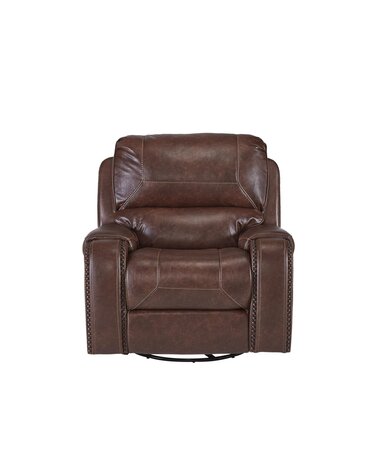 Wheeler Swivel Glider Recliner - Avalanche Tobacco