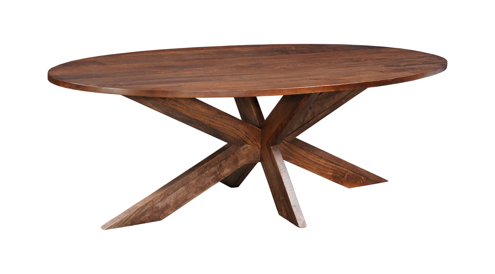 92'' Harper Dining Table- Dark Maple
