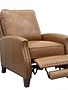 Melrose Leather Pushback Recliner - Shoreham Ponytail