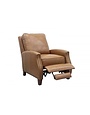 Melrose Leather Pushback Recliner - Shoreham Ponytail