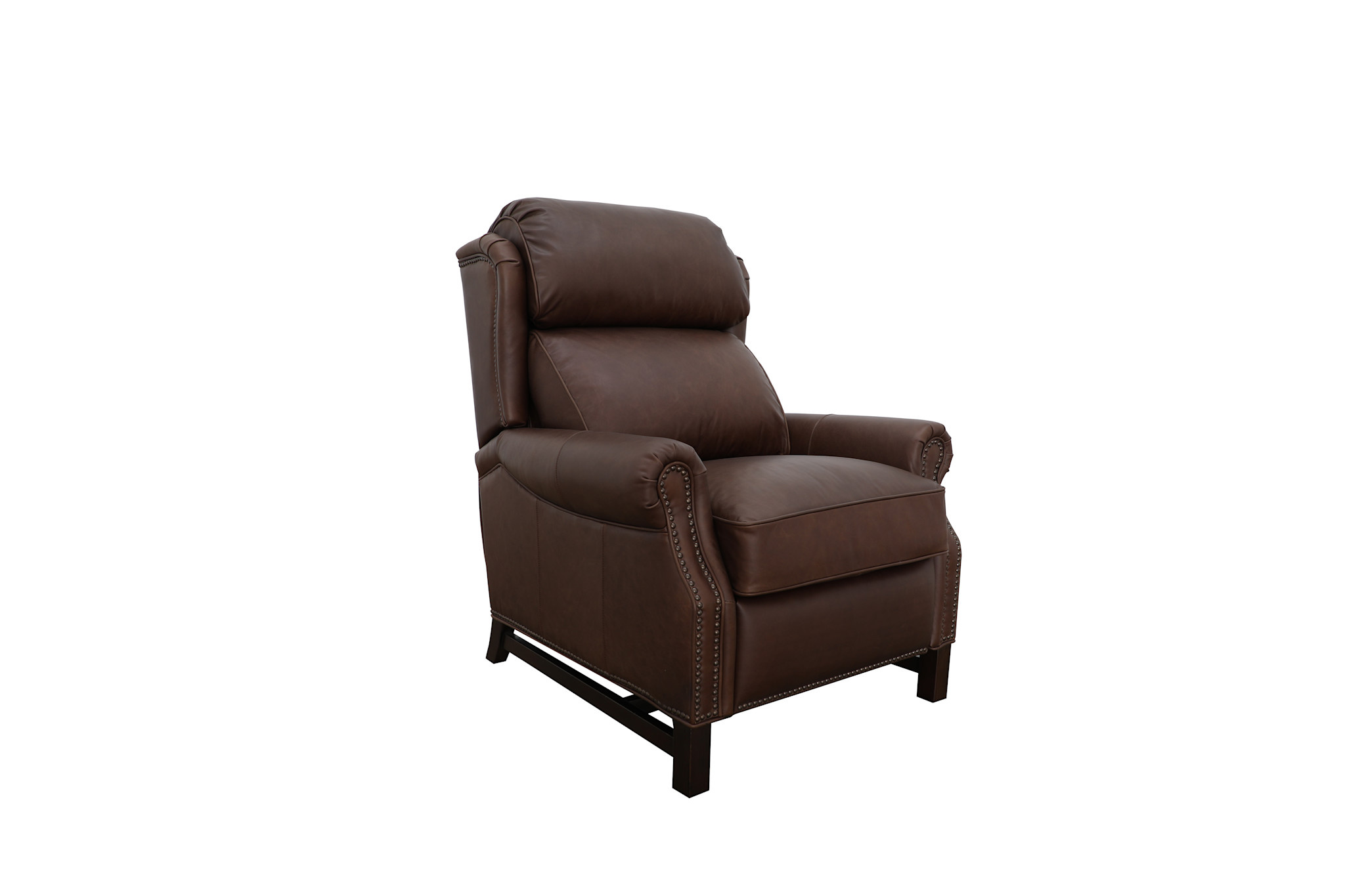 Thornfield Leather Pushback Recliner - Clifton Chocolate