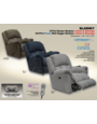 Blarney Power Recliner- Navy