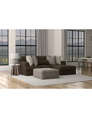 Logan LSF Loveseat - Chocolate