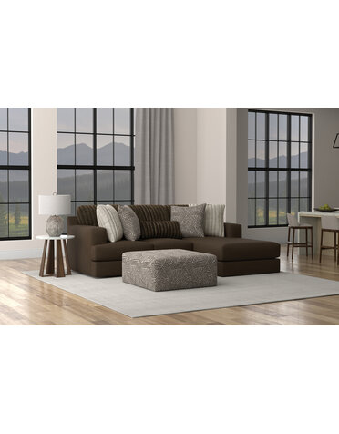 Logan LSF Loveseat - Chocolate
