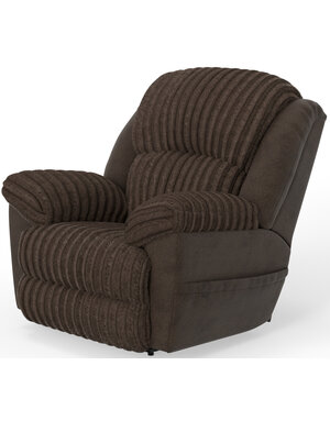 Jackson Furniture Shaggy Rocker Recliner - Chocolate
