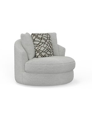 Dutton Swivel Chair - Ivory