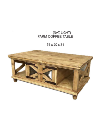 Farm Coffee Table - Natural Light