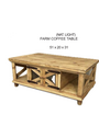 Farm Coffee Table - Natural Light