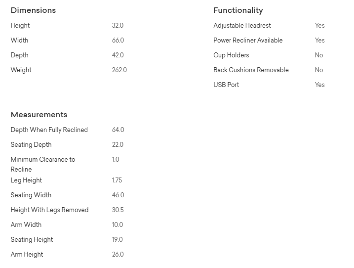 Airy Power Reclining Loveseat - Antelope