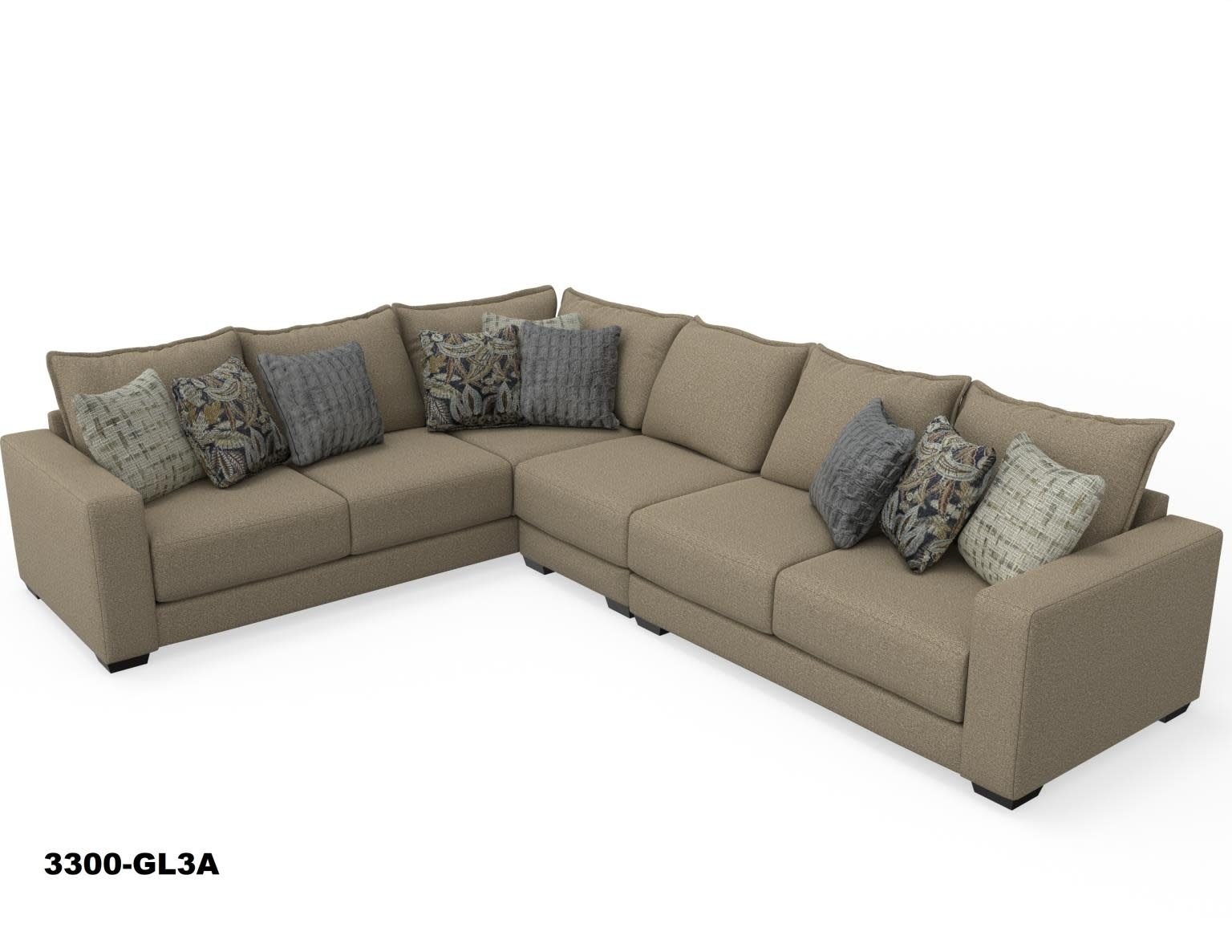Pinnacle Left Corner Sofa - Mavis Honey
