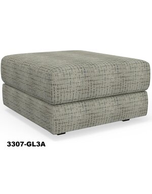 Pinnacle Ottoman - Mavis Honey
