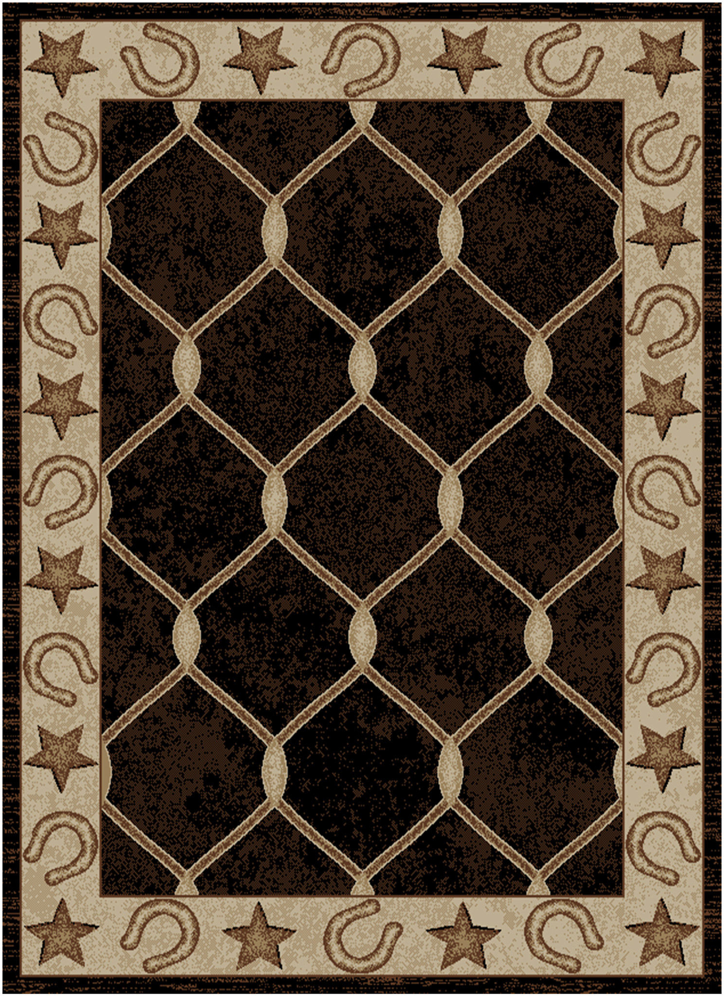 Midnight Trail Black 8 x 10