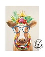 Vacation Cow Canvas