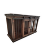 72" Barn Door Double Dog House Kennel - Red River