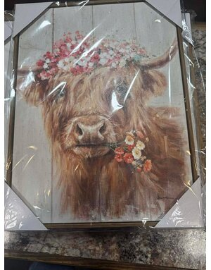 Cow Canvas W/ BN Frame