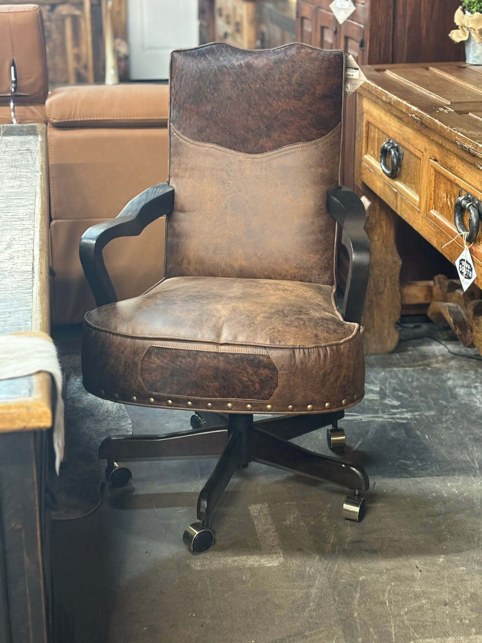 Sonora Office Desk Chair w/Hide