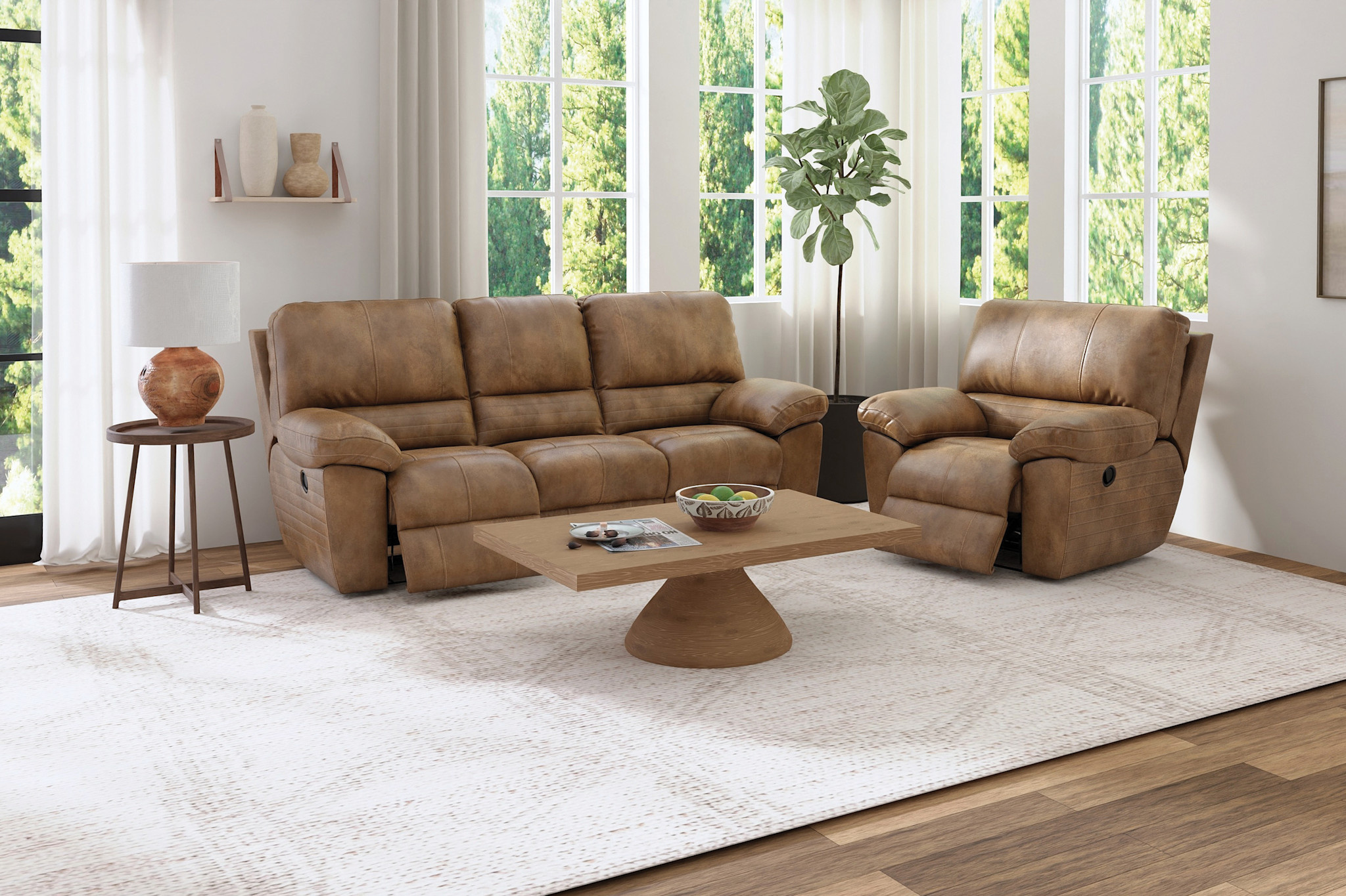 Stetson LayFlat Reclining Sofa - Canyon