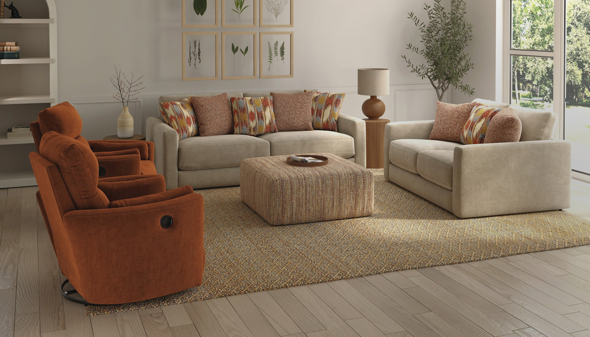 Avondale Sofa - Burlap