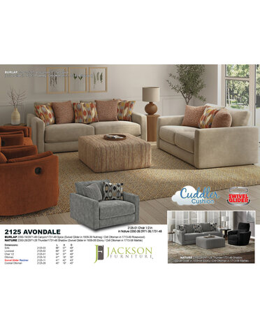 Avondale Loveseat - Burlap