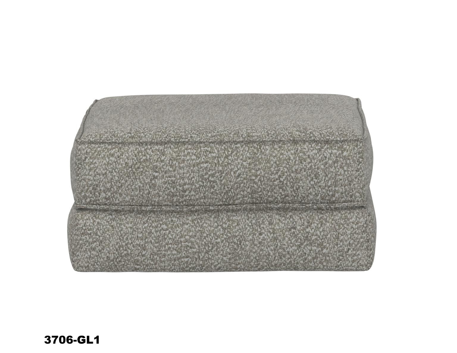Arlington Ottoman - Tatum Driftwood