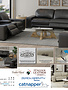Ferrara Leather Power Reclining Zero Gravity Adj Head Loveseat - Black - NO UPSTAIRS DELIVERY