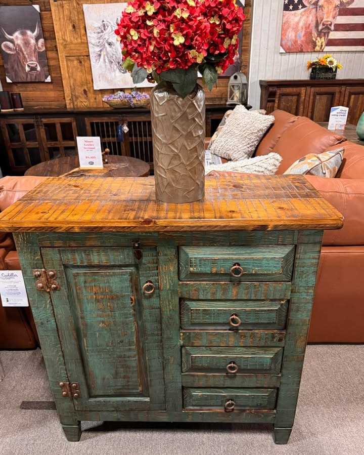 Old World Console - Emerald