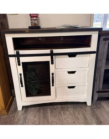 Villa TV Dresser - White