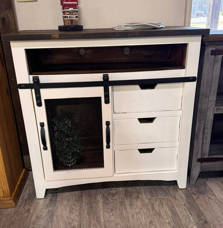 Villa TV Dresser - White