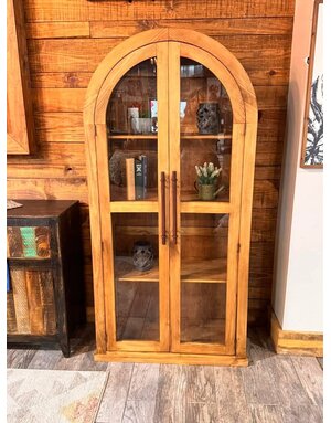 6' Emma Arched Cabinet - Natural Light