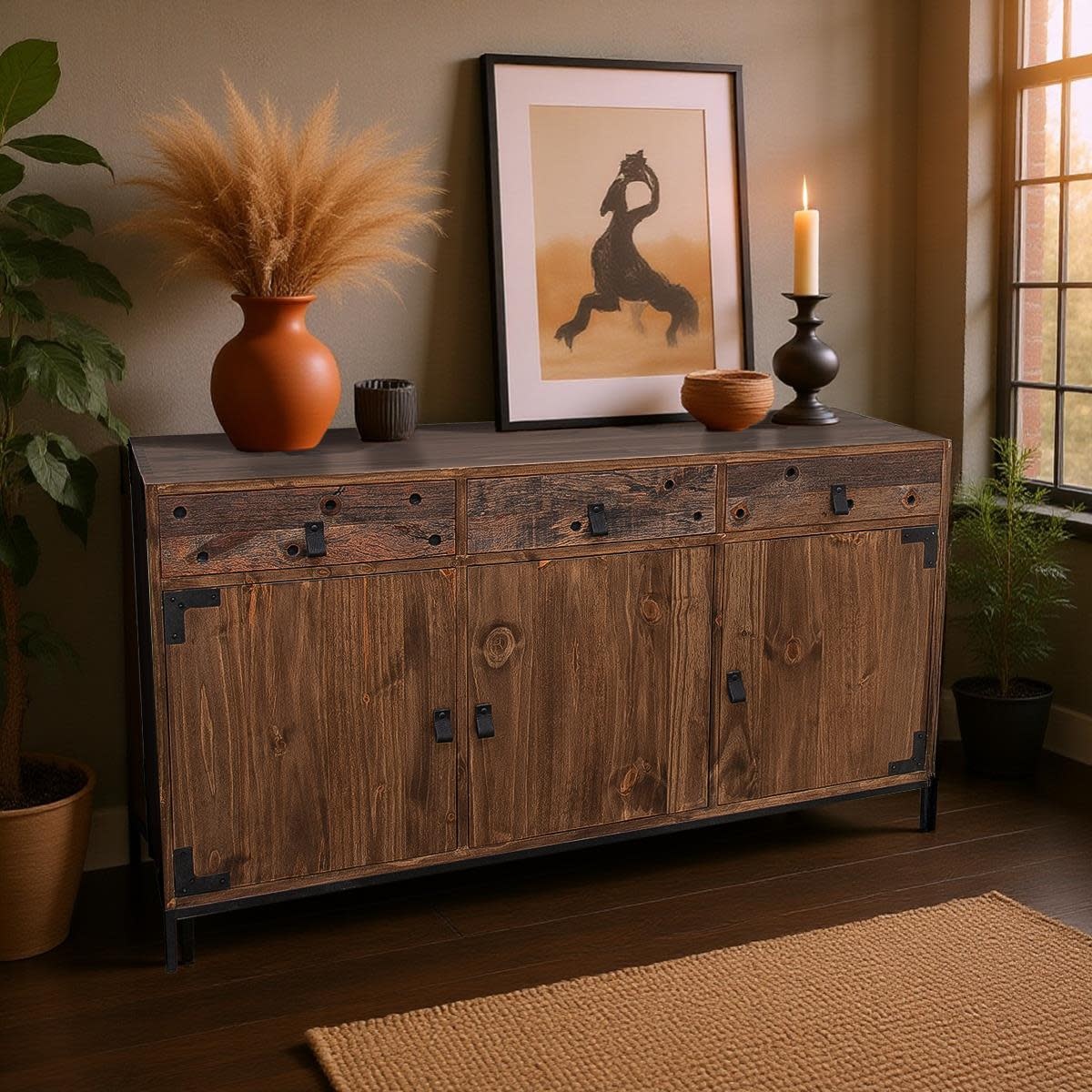 Riverside Buffet - Dark Walnut