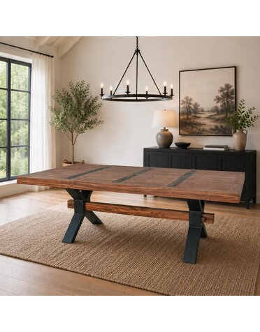 6' Riverside Dining Table - Dark Walnut