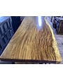 96" Pancho Villa Live Edge Bar - Black