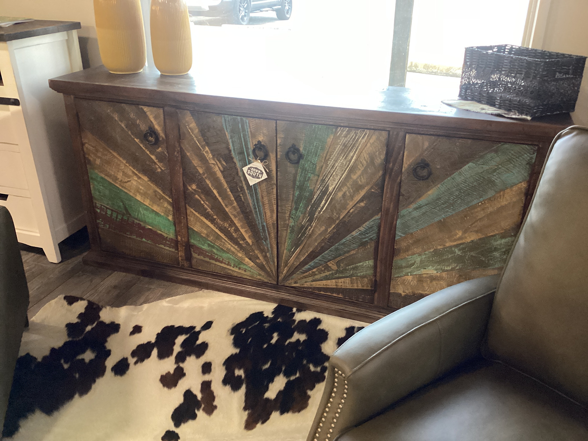 80" Xenia Console - Old Wood/Cascara