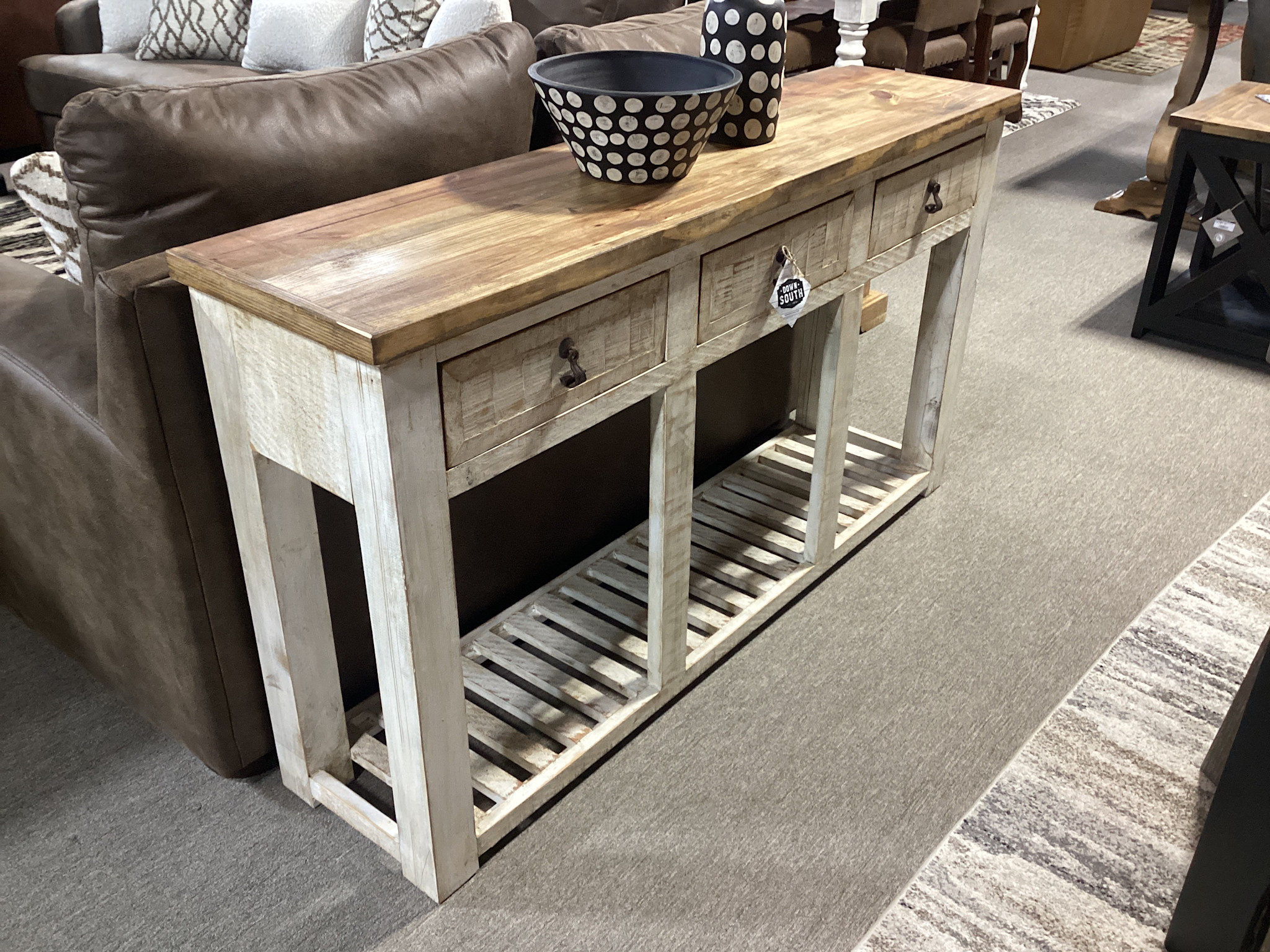 Austin Sofa Table - White