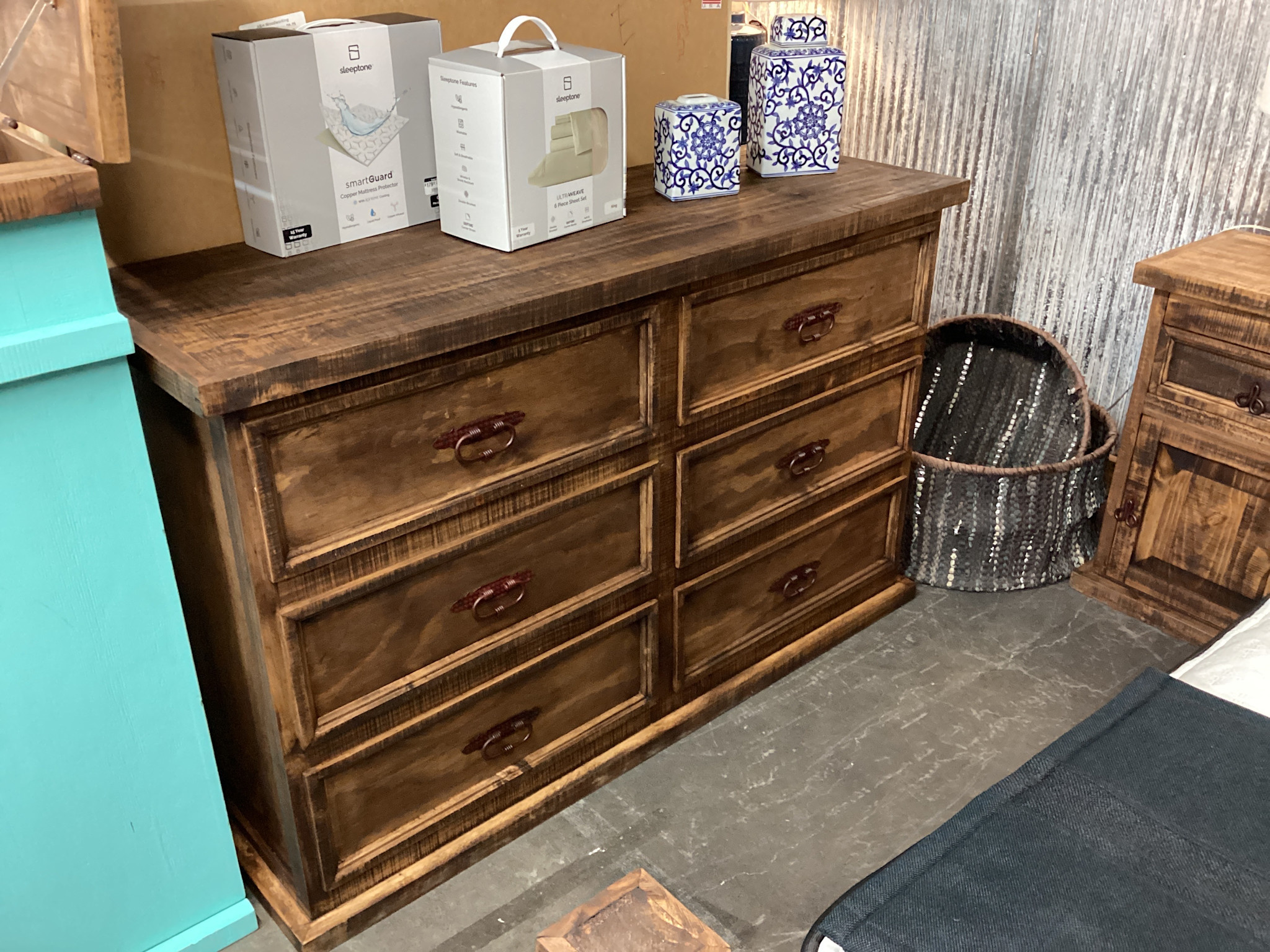 Promo (Economy) 6 Drawer Dresser - Distressed