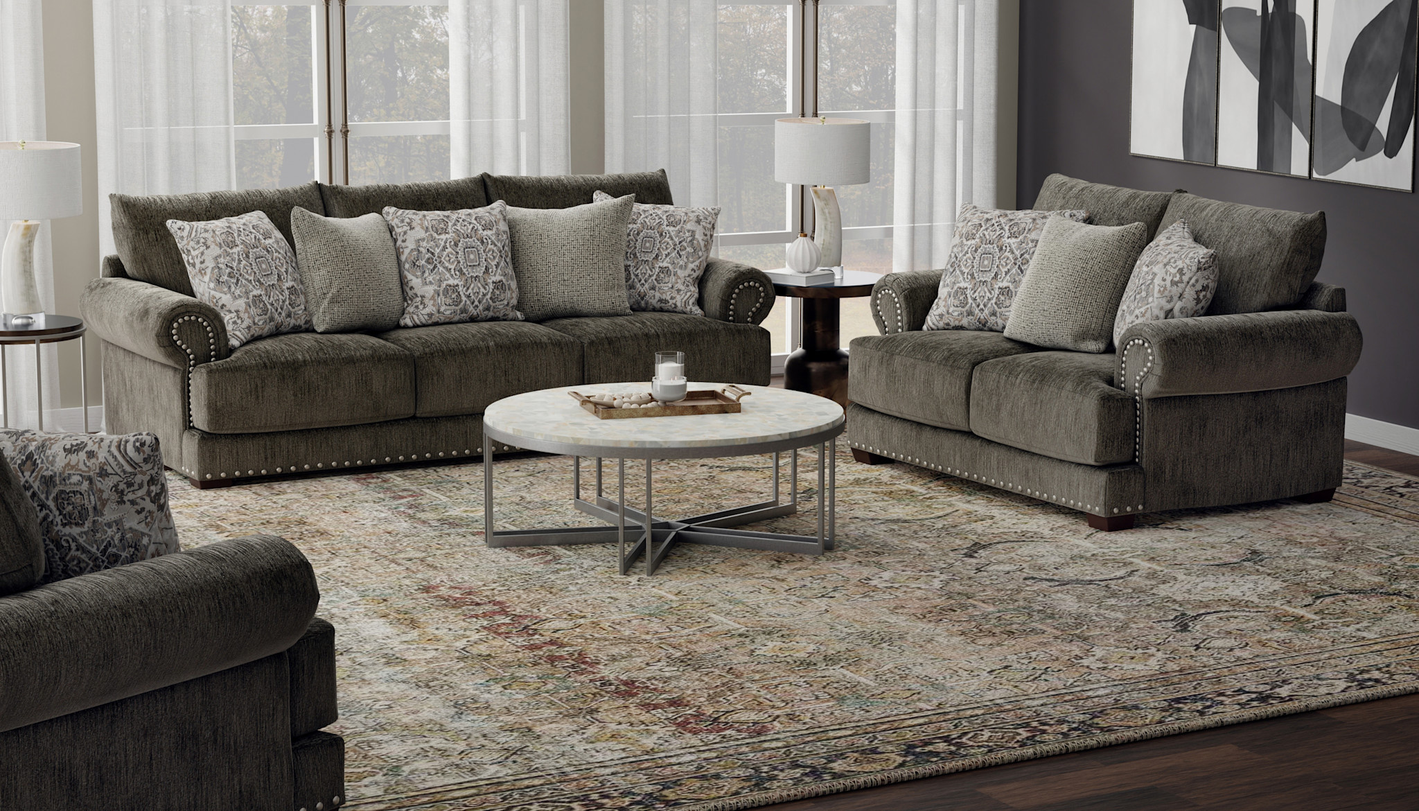 Monarch Sofa- Otter