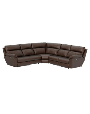 Sanford PlayProof Power Reclining Sectional- Espresso