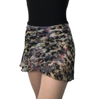 Printed Wrap Skirt