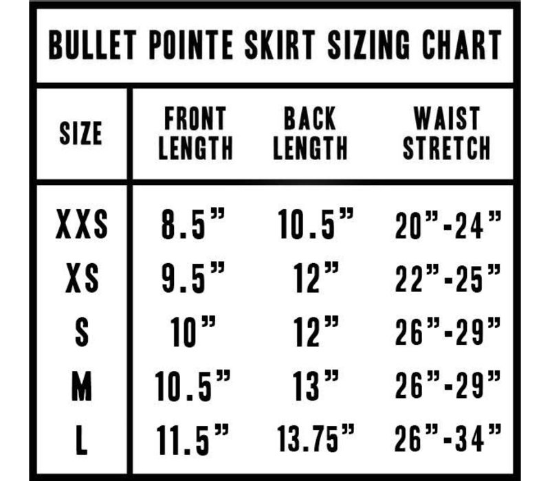 Bullet Pointe Pull On Skirt Adult