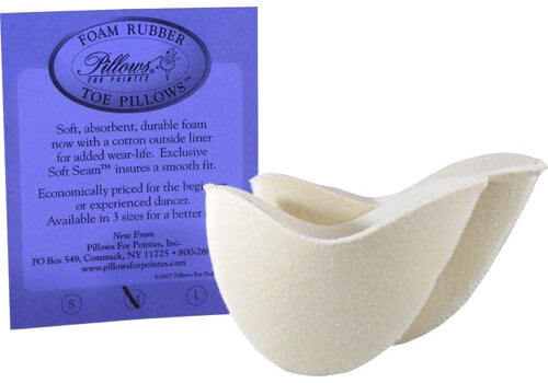 Pillows for Pointe Foam Rubber Toe Pillows